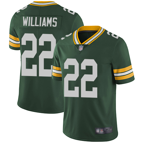 Green Bay Packers Limited Green Men 22 Williams Dexter Home Jersey Nike NFL Vapor Untouchable